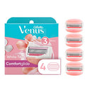 Gillette Venus ComfortGlide Womens Razor Blade Refills, 4 Count, White Tea Scented Gel Bar Protects Againist Skin Irritation Gillette Venus