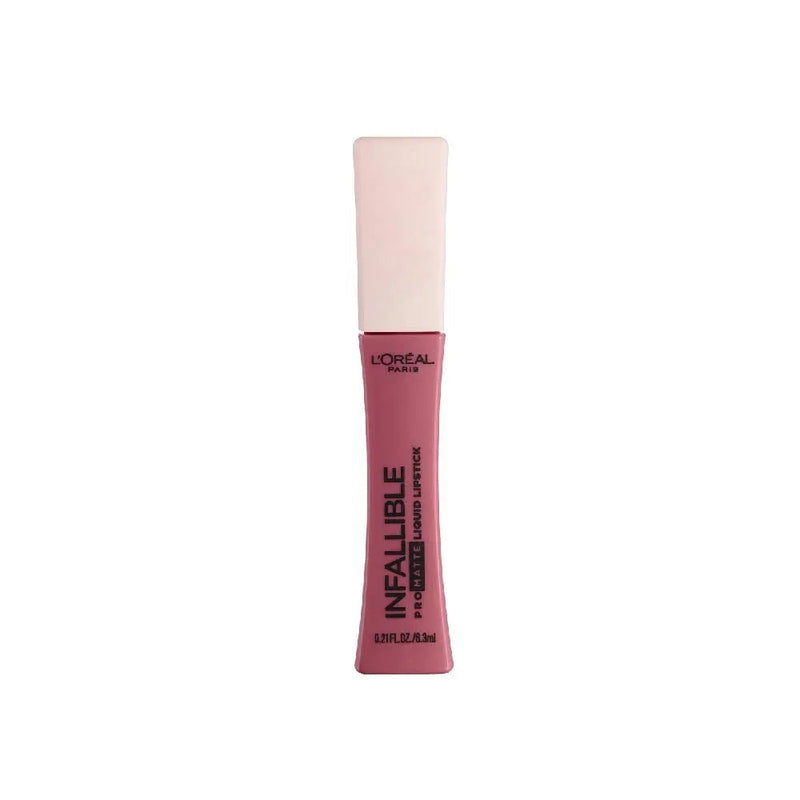 L'Oreal Paris Makeup Infallible Pro Matte Les Macarons Scented Matte Liquid Lipstick, Highly Pigmented, Longwear, Waterproof and Smudge Proof, Dose of Rose, 0.21 fl; oz. L'Oreal Paris