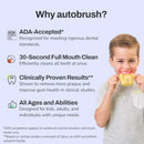autobrush Kids Electric Toothbrush – Only ADA Accepted U-Shaped Toothbrush, Clinically Proven Up to 5.1X Better Cleaning, 30 Seconds, Full-Mouth 360 Coverage, LED Lights, Music, Ages 6-8, Hippo Infinity Warehouse