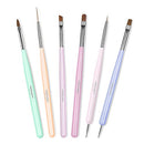 Beetles Nail Art Brushes Set Gel Polish Nail Art Design Pen Painting Tools with Nail Extension Gel Brush, Builder Gel Brush, Nail Art Liner Brush and Nail Dotting Pen for Salon at Home DIY Manicure beetles Gel Polish