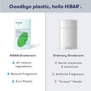 HiBAR - Fresh Rain & Cucumber Plastic Free Deodorant - Natural Deodorant - All-Day Protection - With Sunflower Seed Wax, Rice Bran & Shea Butter - Plastic, Paraben & Aluminum-Free - Vegan - 3 Pack Infinity Warehouse