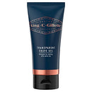 King C. Gillette Men’s Transparent Shave Gel with White Tea and Argan Oil, 5oz King C. Gillette