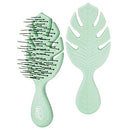 Wet Brush, Go Mini Detangler Detangling Travel Hair UltraSoft IntelliFlex Bristles Glide Through Tangles with Ease Gently Loosens Knots While Minimizing Pain Split Ends ad Breakage, Green Wet Brush