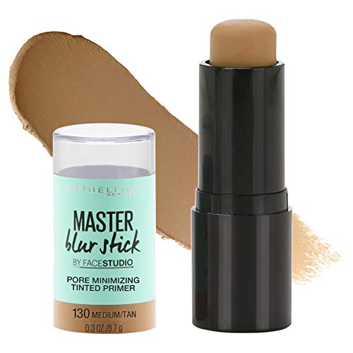 Maybelline Facestudio Master Blur Stick Primer Makeup, Medium/Tan, 0.3 oz. Maybelline New York