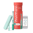 hum by Colgate Smart Battery Toothbrush Kit, Sonic Toothbrush with Travel Case and Replacement Head, Teal Colgate Store