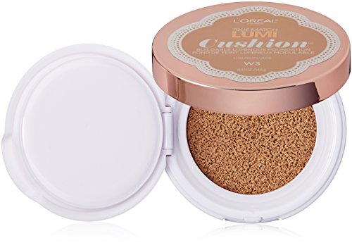 L'Oréal Paris True Match Lumi Cushion Foundation, W3 Nude Beige, 0.51 oz. L'Oréal Paris