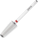 PANA Nail Carbide Volcano Bit - Two Way Rotate use for Both Left and Right Handed - Fast remove Acrylic or Hard Gel - 3/32" Shank - Manicure, Nail Art, Drill Machine (Fine, Silver) PANA