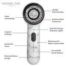 Michael Todd Beauty Soniclear Allure 2024 Best of Beauty Winner Facial Cleansing + Exfoliation Brush System with Antimicrobial Protected Bristles, 4 speeds, Serum Infusion Head + Travel Case Infinity Warehouse