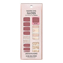 Dashing Diva Gloss Ultra Shine Gel Nail Strips 34 Strips & Nail File (Inside Edition) Gel Nail
