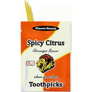 Spicy Citrus Flavored Cinnamon Toothpicks - 100ct Flavor Forest