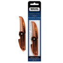 Wahl Beard & Mustache Folding Comb for Men's Grooming - Handcrafted & Hand Cut with Cellulose Acetate - Smooth, Rounded Tapered Teeth - Model 3326 Wahl Clipper