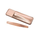 Tweezerman Rose Gold Mini Slant Tweezer with Case Tweezerman