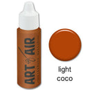 Art of Air Airbrush Makeup - Foundation 1/2oz Bottle Choose Color (Light Coco) Art of Air