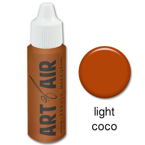 Art of Air Airbrush Makeup - Foundation 1/2oz Bottle Choose Color (Light Coco) Art of Air