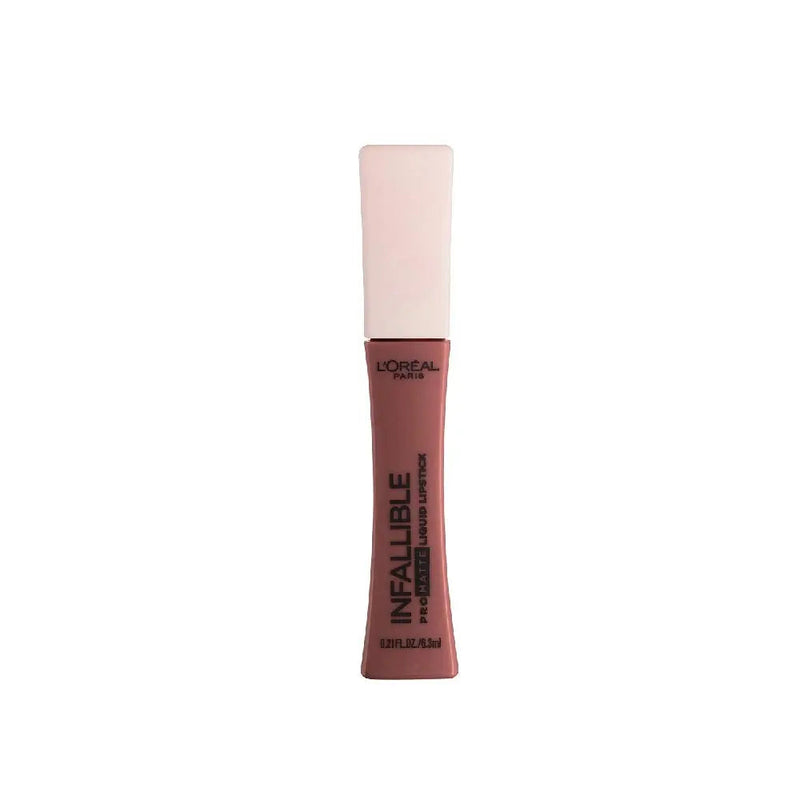 L'Oreal Paris Makeup Infallible Pro Matte Les Macarons Scented Matte Liquid Lipstick, Highly Pigmented, Longwear, Waterproof and Smudge Proof, Mon Caramel, 0.21 fl; oz. L'Oreal Paris