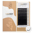 LASHVIEW Eyelash Extensions,Individual Lashes,Premium Single&Classic Lases,0.15 D Curl Thickness 10mm,Natural Effect,Semi Permanent Eyelashes,Soft Application-friendly, Mink Lashes LASHVIEW