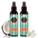 HASK Nourishing COCONUT MONOI 5-in-1 Leave In Conditioner Spray for all hair types, color safe, gluten free, sulfate free, paraben free - COCONUT MONOI 2 PIECE SET HASK