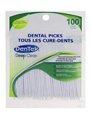 DenTek Deep Clean Bristle Picks | Removes Food & Plaque | 100 Count DenTek