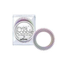 invisibobble SLIM Traceless Spiral Hair Ties - Pack of 3, Vanity Fairy - Strong Elastic Grip Coil Hair Accessories for Women - No Kink, Non Soaking - Gentle for Girls Teens and Thick Hair invisibobble
