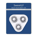 SweetLF 3 Pcs Replacement Shaver Head Blade Cutters IPX7 Waterproof Electric Razor Wet & Dry 3D Men’s Rotary Shaver SW-BC09 SweetLF