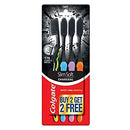 Colgate Slim Soft Charcoal Toothbrush 17x Slimmer Soft Tip Bristles (Buy 2 Get 2) Colgate