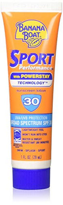 Banana Boat Sport Performance Sunscreen Lotion 30 Spf 1 oz Banana Boat