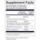 Life Nutrition NAD+ Supplement 2000 mg - 120 Capsules True NAD+ & Resveratrol, NMN Alternative Supports Anti-Aging, Cellular Energy & Repair, Metabolism & Brain Boost for Men & Women Infinity Warehouse