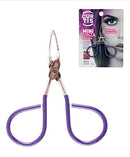 PROFESSIONAL Mini TWEEZERS with Easy Scissor Handle, The BEST PRECISION EYEBROW TWEEZERS Men/Women; PORTABLE Beauty Tools for Facial Hair, Ingrown Hair, Blackhead; 58CC Purple MADE IN MEXICO Curtis