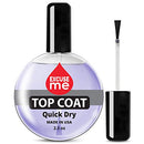 Excuse Me Quick Dry Fast Drying Super Shiny Nail Polish Top Coat Professional Refill Size 2.5 oz. EXCUSE ME