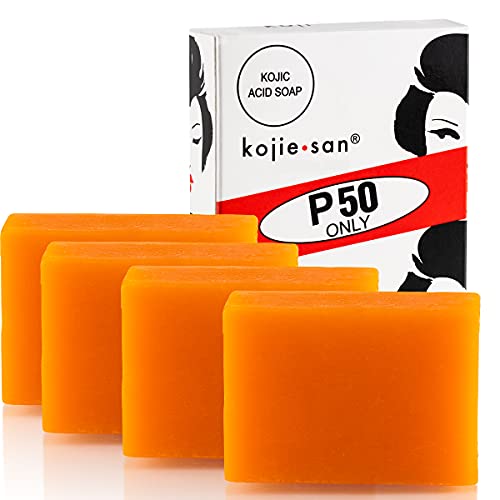 Original Kojie San Facial Beauty Soap - 4 Bars 65g - Guaranteed Authentic Skin Science