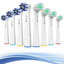 Replacement Toothbrush Heads for Oral B Braun, 8 Pack Professional Electric Toothbrush Heads, Precision Clean Brush Heads Refill Compatible with Oral-B 7000/Pro 1000/9600/ 5000/3000/8000 (8pack) TINGOX