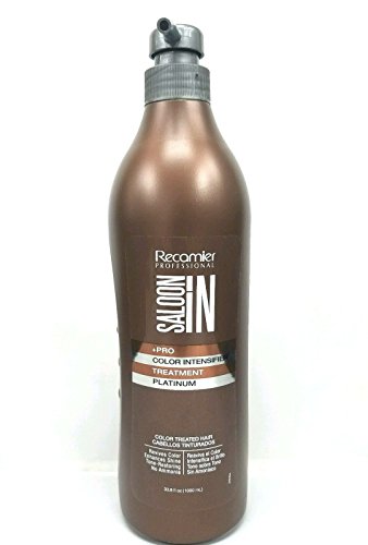 SalonIn Recamier Platinum Color Intensifier Treatment Mask | Tratamiento Saloon In 33.8 Ounces 1000 Mililiter Unknown