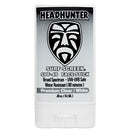 Headhunter Sunscreen Face Stick SPF 45, Waterproof Surf Sunblock for Waterman, Water-Resistant Facial Sunscreen for Ultra-Sport Protection and Solar Defense (80 min), Clear White (1 pack) Headhunter