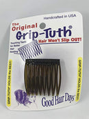 Good Hair Days Grip-Tuth Hair Combs 40073 Set of 2, Shell 1 1/2" Wide Combs Good Hair Days