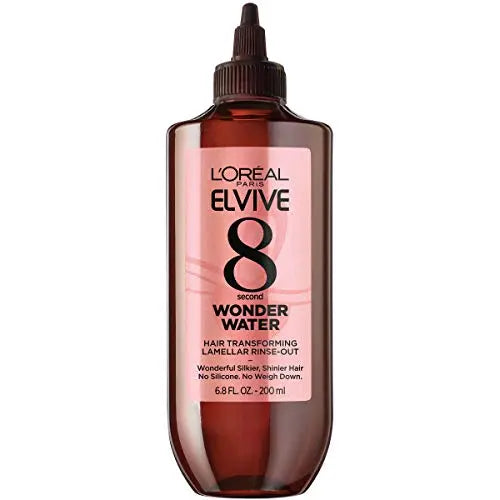 L’Oreal Paris Elvive 8 Second Wonder Water Lamellar, Rinse out Moisturizing Hair Treatment for Silky, Shiny Looking Hair, 6.8 FL; Oz L'Oreal Paris