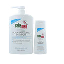 Sebamed Anti-Dandruff Shampoo - Scalp Balancing Hair Care for Oily Dandruff Prone Scalp (1 Liter with Pump + 200mL Travel Size) SEBAMED