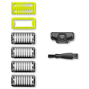 Guide Comb Body Skin For Philips OneBlade & One Blade Pro Qp2520 Qp2530 Qp2620 Qp2630 Qp6510 Qp6520 Face Hair Clippers Beard Trimmer Replacement Pack Kit Yinke