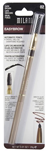 Milani Easy Brow Automatic Pencil, Dark Brown 02 by Milani Milani