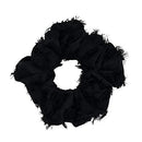 Kitsch Brunch Scrunchie - Frayed Black Kitsch