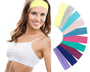 Styla Hair 10 Pack Stretch Headbands Non-Slip Head Wraps Great for Sports, Yoga, Pilates, Running, Gym, Workouts, Baseball, Casual Wear, Gifts & more! Pastel Bright Styla Hair
