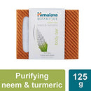 Himalaya Botanique Purifying Body Bar for a Total Body Deep Cleaning for Oily and Acne Prone Skin , Purifying Neem & Turmeric, 4.41 Ounce Himalaya