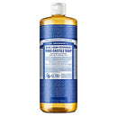 Dr. Bronner’s - Pure-Castile Liquid Soap (Peppermint, 32 ounce) - Made with Organic Oils, 18-in-1 Uses: Face, Body, Hair, Laundry, Pets and Dishes, Concentrated, Vegan, Non-GMO Dr. Bronner's