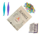Dental Ortho Elastic Rubber Bands Mixed Colors 100 Pack Teeth Gap Closing (5/16" Medium 3.5oz) IVORIE