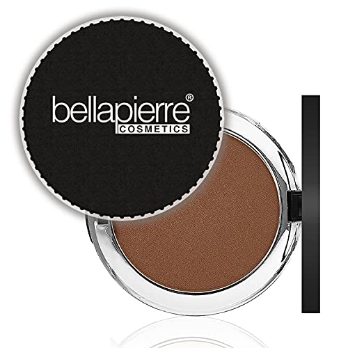 bellapierre 5-in-1 Compact Mineral Foundation SPF 15 | All-Natural Vegan & Cruelty Free Full Coverage Concealer | Hypoallergenic & Safe for All Skin Types | Oil & Talc Free - 0.35 Oz Chocolate Truffle bellapierre