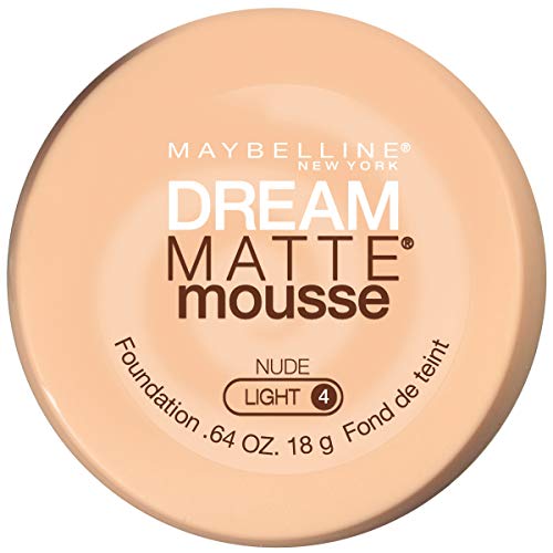 Maybelline Dream Matte Mousse Foundation, Nude, 0.5 fl. oz. (Packaging May Vary) Maybelline New York