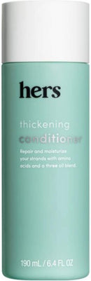 Hers Thickening Hair Shampoo 6.4 Fl Oz and Conditioner 6.4 Fl Oz Set. Helps Hair Look & Feel Thicker. Vegan, Paraben, Sulfate, Cruelty Free HER