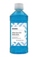 Amazon Brand - Solimo After Sun Gel with Aloe, Lidocaine and Menthol, 16 Fluid Ounce (1 Pack) Solimo