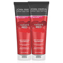 John Frieda Radiant Red Shampoo for Red Hair, Helps Enhance Red Hair Shades, with Pomegranate and Vitamin E, 8.3 Ounce (Pack of 2) John Frieda