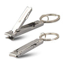 Munkees Ultra-Thin Nail Clippers Keychain, Mini Foldable Nail Cutter with Key Ring, Small Portable Stainless Steel Pocket Manicure Set for Travel, Camping, & Outdoors AceCamp