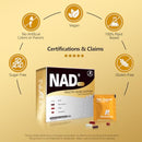 NAD Supplement with Resveratrol, PQQ,Ca-AKG,Nicotinamide,Green Tea, Advanced NAD+ Supplement Daily Pack Support Healthy Mitochondria,Healthy Aging and Cellular Energy for Women & Men 30 Packs Infinity Warehouse
